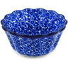 4-inch Stoneware Fluted Bowl - Polmedia Polish Pottery H7627M