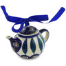 4-inch Stoneware Mini Tea Pot - Polmedia Polish Pottery H2656K