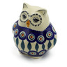 4-inch Stoneware Owl Figurine - Polmedia Polish Pottery H2669K