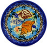 4-inch Stoneware Plate - Polmedia Polish Pottery H2163B