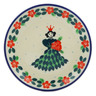 4-inch Stoneware Plate - Polmedia Polish Pottery H3676K