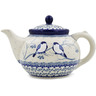 40 oz Stoneware Tea or Coffee Pot - Polmedia Polish Pottery H3796L