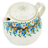 42 oz Stoneware Tea or Coffee Pot - Polmedia Polish Pottery H2124N