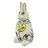 5-inch Stoneware Bunny Figurine - Polmedia Polish Pottery H2925K