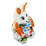 5-inch Stoneware Bunny Figurine - Polmedia Polish Pottery H3201N