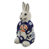 5-inch Stoneware Bunny Figurine - Polmedia Polish Pottery H6607K