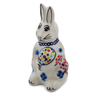 5-inch Stoneware Bunny Figurine - Polmedia Polish Pottery H6758K