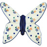 5-inch Stoneware Butterfly Figurine - Polmedia Polish Pottery H3913B