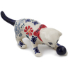 5-inch Stoneware Cat Figurine - Polmedia Polish Pottery H6842K