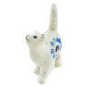 5-inch Stoneware Cat Figurine - Polmedia Polish Pottery H8049L