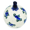 5-inch Stoneware Christmas Ball Ornament - Polmedia Polish Pottery H5299I