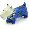 5-inch Stoneware Dog Figurine - Polmedia Polish Pottery H5045G