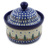 5-inch Stoneware Jar with Lid - Polmedia Polish Pottery H8865A