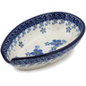 5-inch Stoneware Spoon Rest - Polmedia Polish Pottery H3497K