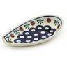 5-inch Stoneware Spoon Rest - Polmedia Polish Pottery H5160C