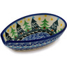 5-inch Stoneware Spoon Rest - Polmedia Polish Pottery H9234C