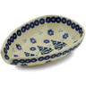5-inch Stoneware Spoon Rest - Polmedia Polish Pottery H9843J