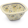 5-inch Stoneware Square Bowl - Polmedia Polish Pottery H6896E