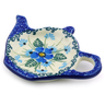 5-inch Stoneware Tea Bag or Lemon Plate - Polmedia Polish Pottery H0833I