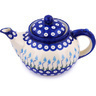 52 oz Stoneware Tea or Coffee Pot - Polmedia Polish Pottery H7122G