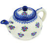 52 oz Stoneware Tea or Coffee Pot - Polmedia Polish Pottery H7467M