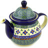 57 oz Stoneware Tea or Coffee Pot - Polmedia Polish Pottery H5125D
