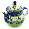 57 oz Stoneware Tea or Coffee Pot - Polmedia Polish Pottery H8568H