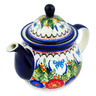 57 oz Stoneware Tea or Coffee Pot - Polmedia Polish Pottery H8912B