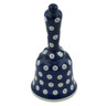 6-inch Stoneware Bell Figurine - Polmedia Polish Pottery H4934B