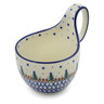 6-inch Stoneware Bowl with Handles - Polmedia Polish Pottery H1822J