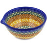 6-inch Stoneware Bowl with Spout - Polmedia Polish Pottery H8382D