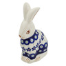 6-inch Stoneware Bunny Figurine - Polmedia Polish Pottery H1325L