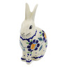 6-inch Stoneware Bunny Figurine - Polmedia Polish Pottery H3282K