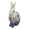 6-inch Stoneware Bunny Figurine - Polmedia Polish Pottery H6848K
