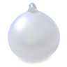 6-inch Stoneware Christmas Ball Ornament - Polmedia Polish Pottery H3975M