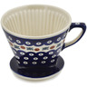 6-inch Stoneware Coffee Filter Holder - Polmedia Polish Pottery H7852K