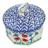 6-inch Stoneware Cookie Jar - Polmedia Polish Pottery H4604M