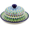 6-inch Stoneware Dish with Cover - Polmedia Polish Pottery H7871J