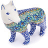 6-inch Stoneware Dog Figurine - Polmedia Polish Pottery H6738G