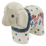 6-inch Stoneware Elephant Figurine - Polmedia Polish Pottery H7746K
