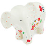 6-inch Stoneware Elephant Figurine - Polmedia Polish Pottery H9923L