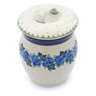 6-inch Stoneware Jar with Lid - Polmedia Polish Pottery H1098J