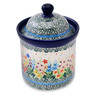 6-inch Stoneware Jar with Lid - Polmedia Polish Pottery H5615L