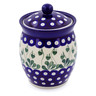 6-inch Stoneware Jar with Lid - Polmedia Polish Pottery H6275B