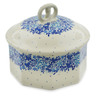 6-inch Stoneware Jar with Lid - Polmedia Polish Pottery H7433J