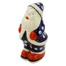 6-inch Stoneware Santa Clause Figurine - Polmedia Polish Pottery H4244I