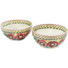 6-inch Stoneware Set of 2 bowls - Polmedia Polish Pottery H4350N