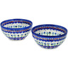 6-inch Stoneware Set of 2 bowls - Polmedia Polish Pottery H4351N