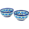 6-inch Stoneware Set of 2 bowls - Polmedia Polish Pottery H4358N