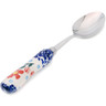 6-inch Stoneware Stainless Steel Spoon - Polmedia Polish Pottery H6050L